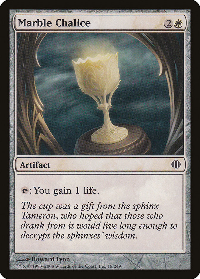 Marble Chalice [Shards of Alara] MTG Single Magic: The Gathering    | Red Claw Gaming