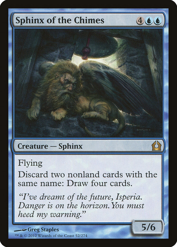 Sphinx of the Chimes [Return to Ravnica] MTG Single Magic: The Gathering    | Red Claw Gaming