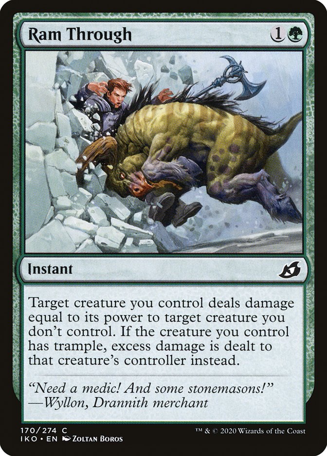 Ram Through [Ikoria: Lair of Behemoths] MTG Single Magic: The Gathering    | Red Claw Gaming