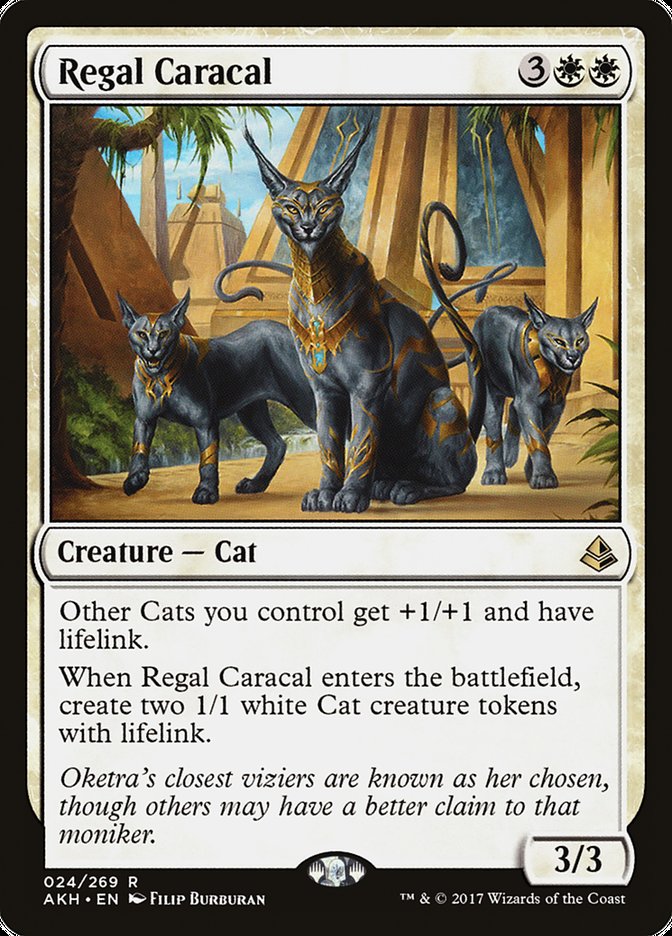 Regal Caracal [Amonkhet] MTG Single Magic: The Gathering    | Red Claw Gaming