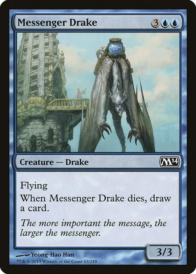 Messenger Drake [Magic 2014] MTG Single Magic: The Gathering    | Red Claw Gaming