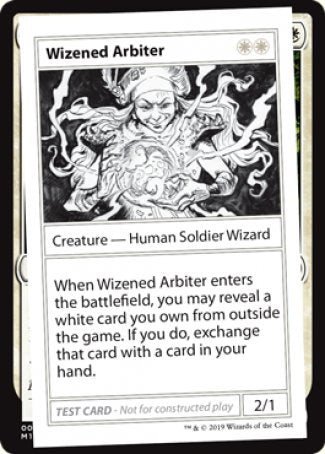 Wizened Arbiter (2021 Edition) [Mystery Booster Playtest Cards] MTG Single Magic: The Gathering    | Red Claw Gaming