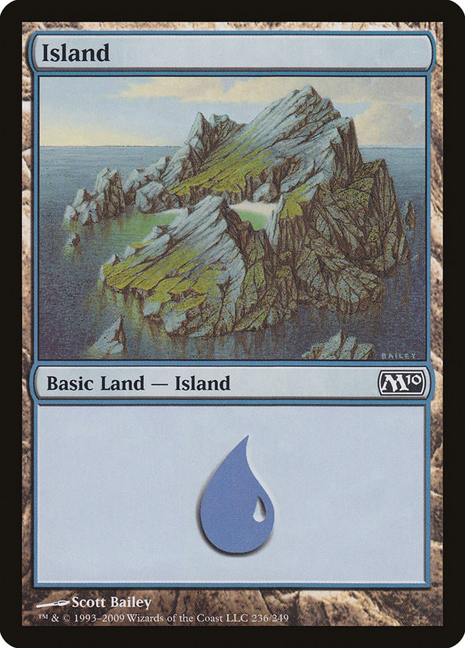 Island (236) [Magic 2010] MTG Single Magic: The Gathering    | Red Claw Gaming