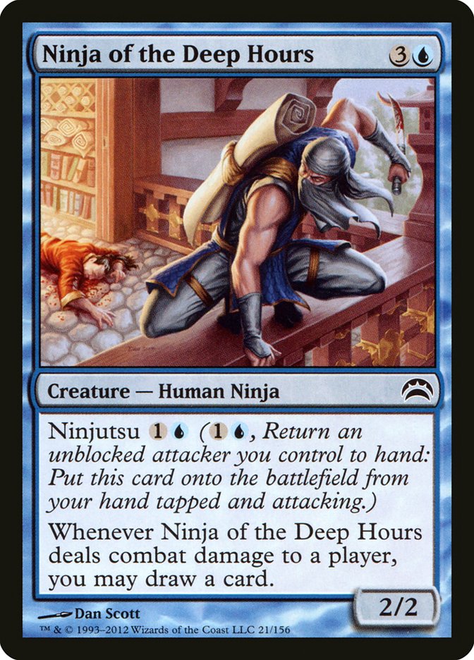 Ninja of the Deep Hours [Planechase 2012] MTG Single Magic: The Gathering    | Red Claw Gaming