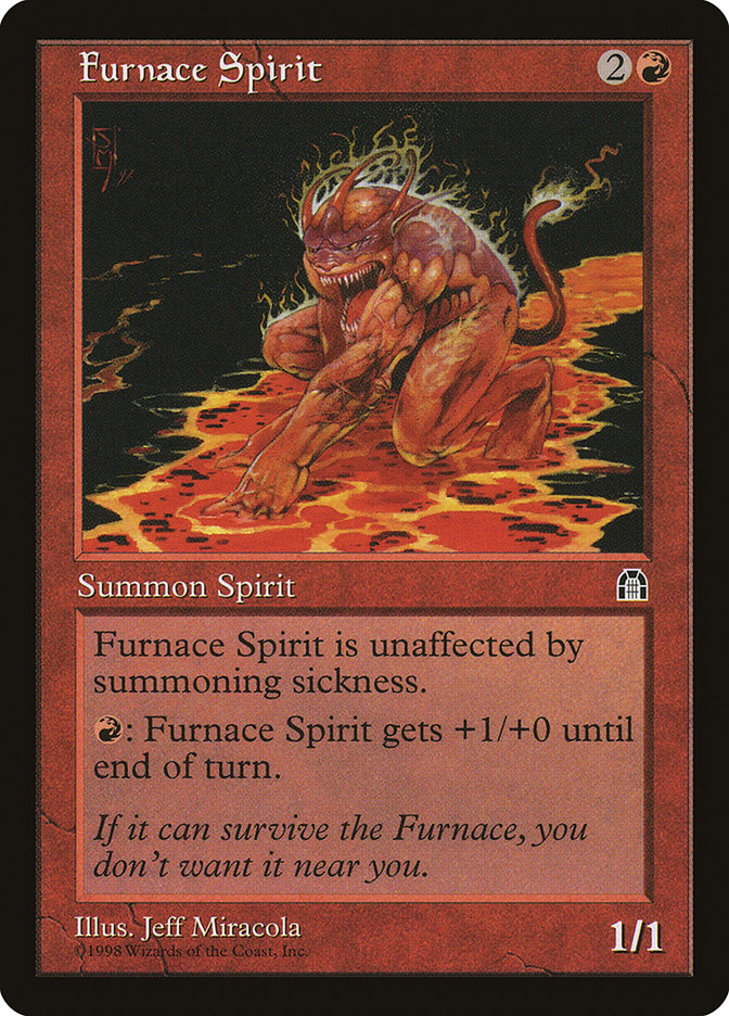 Furnace Spirit [Stronghold] MTG Single Magic: The Gathering    | Red Claw Gaming