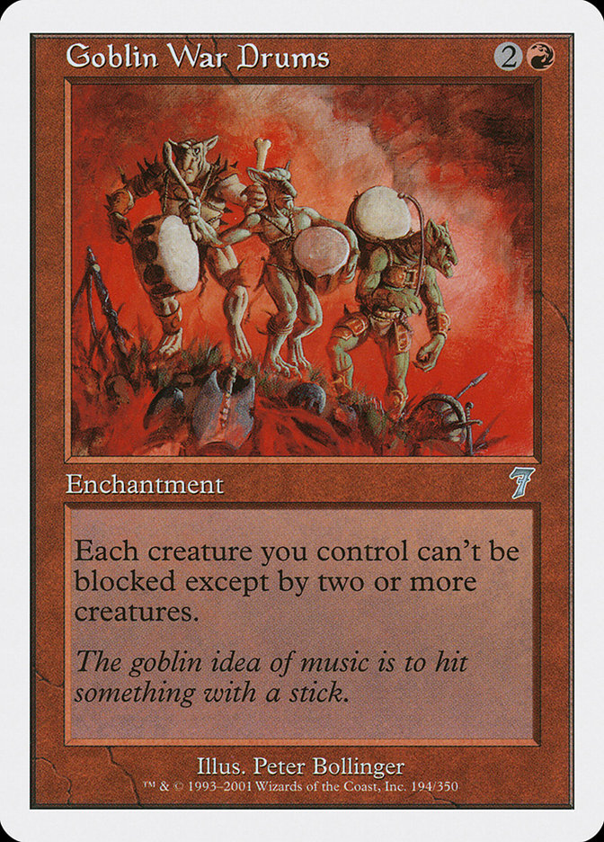 Goblin War Drums [Seventh Edition] MTG Single Magic: The Gathering    | Red Claw Gaming