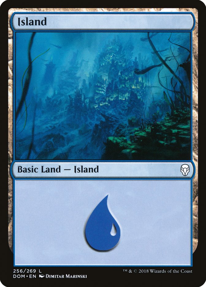 Island (256) [Dominaria] MTG Single Magic: The Gathering    | Red Claw Gaming