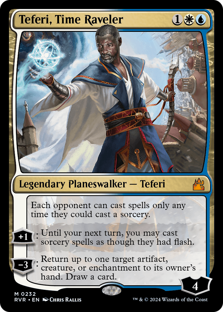 Teferi, Time Raveler [Ravnica Remastered] MTG Single Magic: The Gathering    | Red Claw Gaming