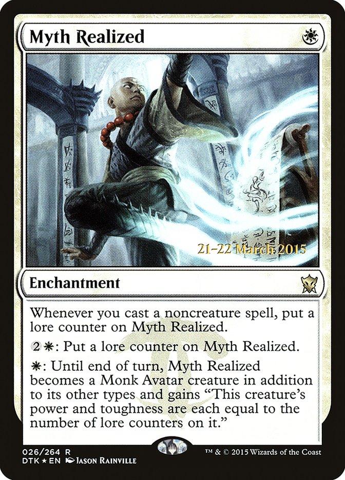 Myth Realized [Dragons of Tarkir Prerelease Promos] MTG Single Magic: The Gathering    | Red Claw Gaming