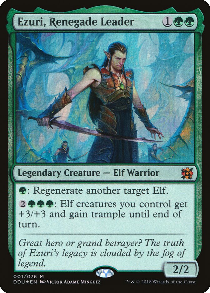 Ezuri, Renegade Leader [Duel Decks: Elves vs. Inventors] MTG Single Magic: The Gathering    | Red Claw Gaming