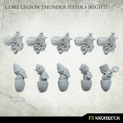 Gore Legion Thunder Pistols Set1 [right] (5) Minatures Kromlech    | Red Claw Gaming