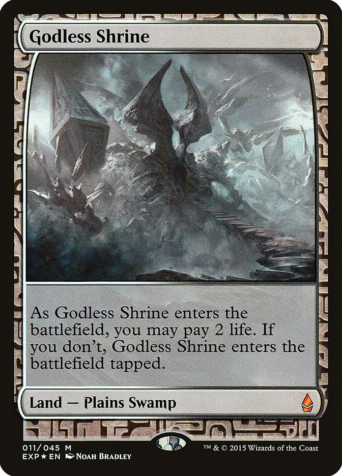 Godless Shrine [Zendikar Expeditions] MTG Single Magic: The Gathering    | Red Claw Gaming