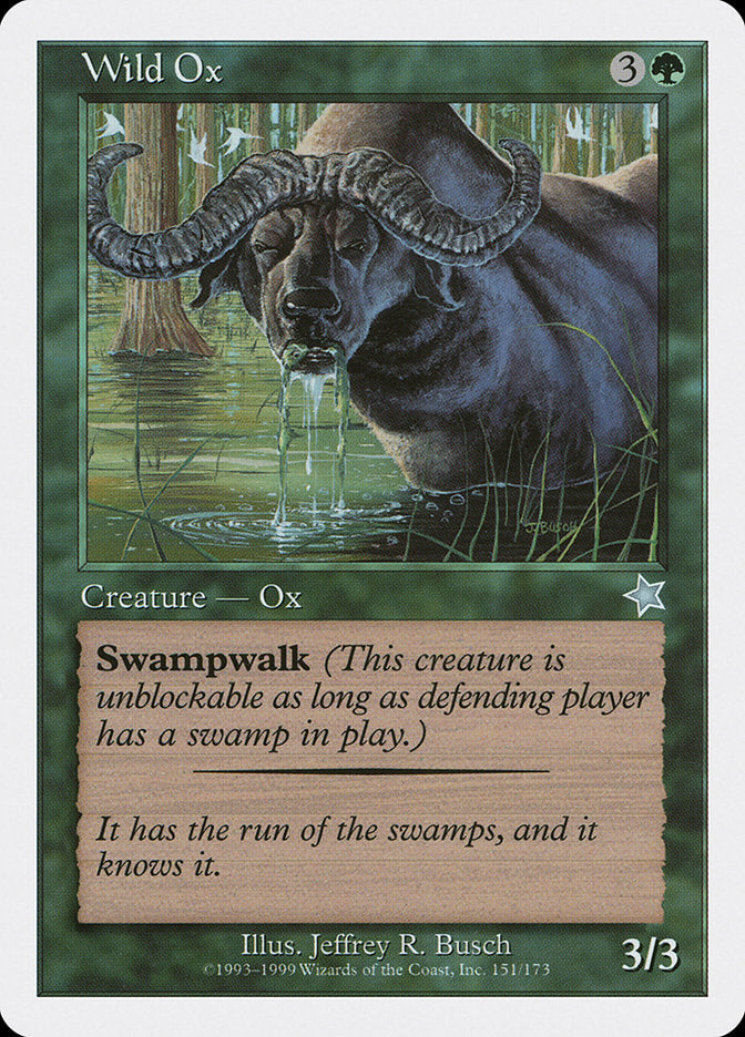 Wild Ox [Starter 1999] MTG Single Magic: The Gathering    | Red Claw Gaming