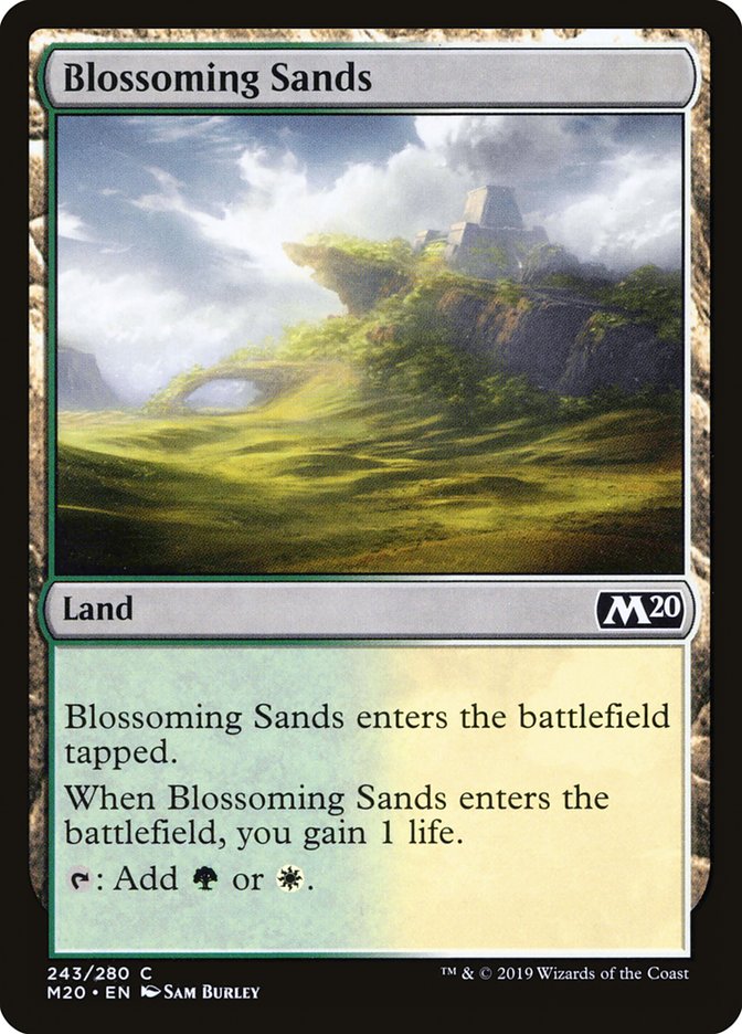 Blossoming Sands [Core Set 2020] MTG Single Magic: The Gathering    | Red Claw Gaming