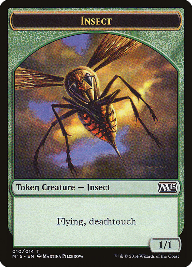 Insect Token [Magic 2015 Tokens] MTG Single Magic: The Gathering    | Red Claw Gaming