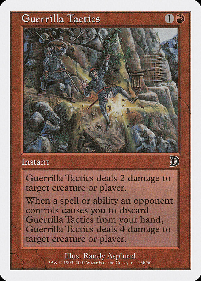 Guerrilla Tactics (Falling) [Deckmasters] MTG Single Magic: The Gathering    | Red Claw Gaming