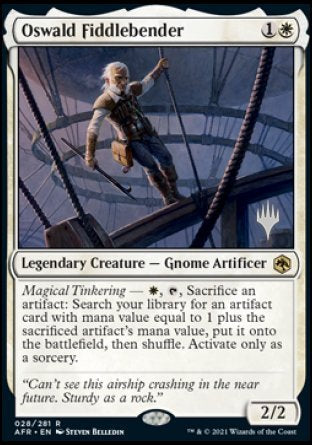 Oswald Fiddlebender (Promo Pack) [Dungeons & Dragons: Adventures in the Forgotten Realms Promos] MTG Single Magic: The Gathering    | Red Claw Gaming