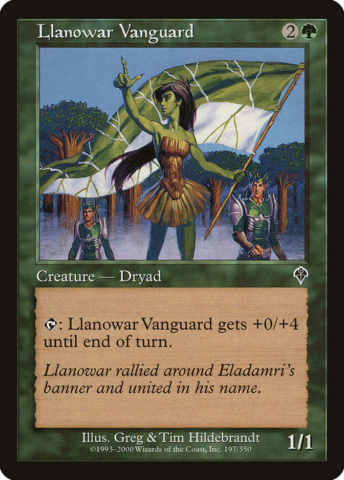 Llanowar Vanguard [Invasion] MTG Single Magic: The Gathering    | Red Claw Gaming