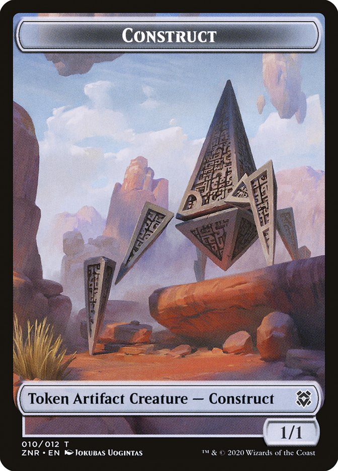 Construct Token [Zendikar Rising Tokens] MTG Single Magic: The Gathering    | Red Claw Gaming