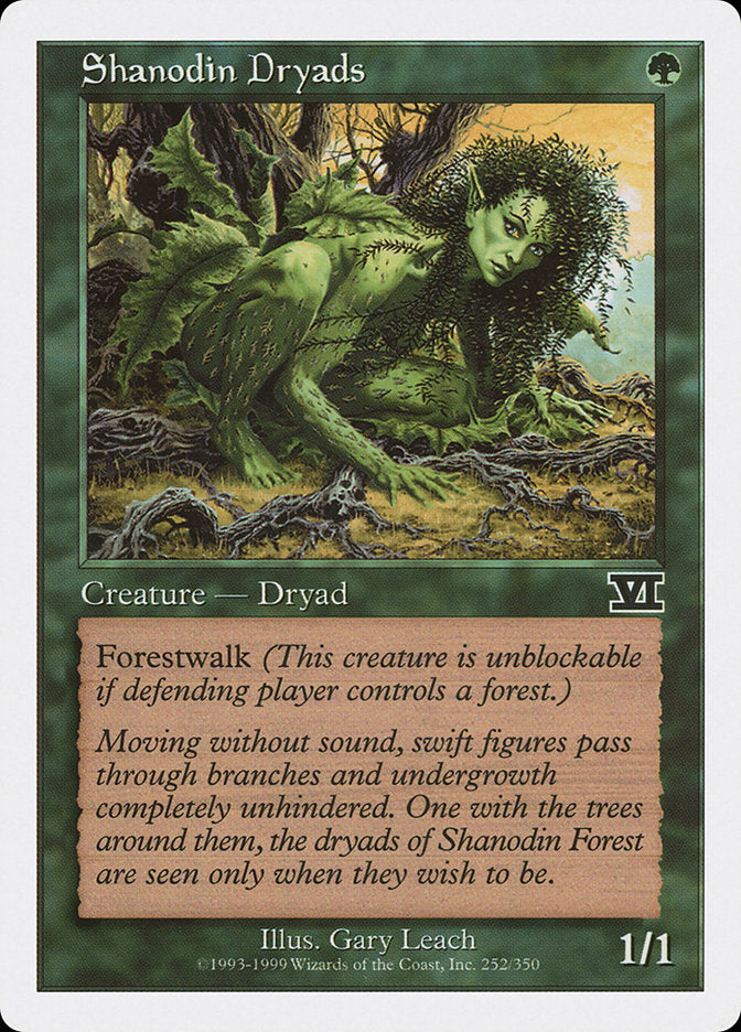 Shanodin Dryads [Classic Sixth Edition] MTG Single Magic: The Gathering    | Red Claw Gaming