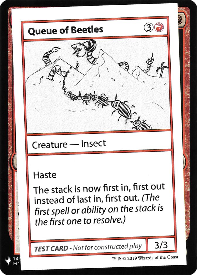 Queue of Beetles [Mystery Booster Playtest Cards] MTG Single Magic: The Gathering    | Red Claw Gaming