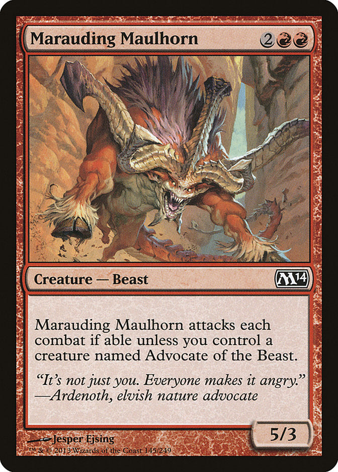 Marauding Maulhorn [Magic 2014] MTG Single Magic: The Gathering    | Red Claw Gaming