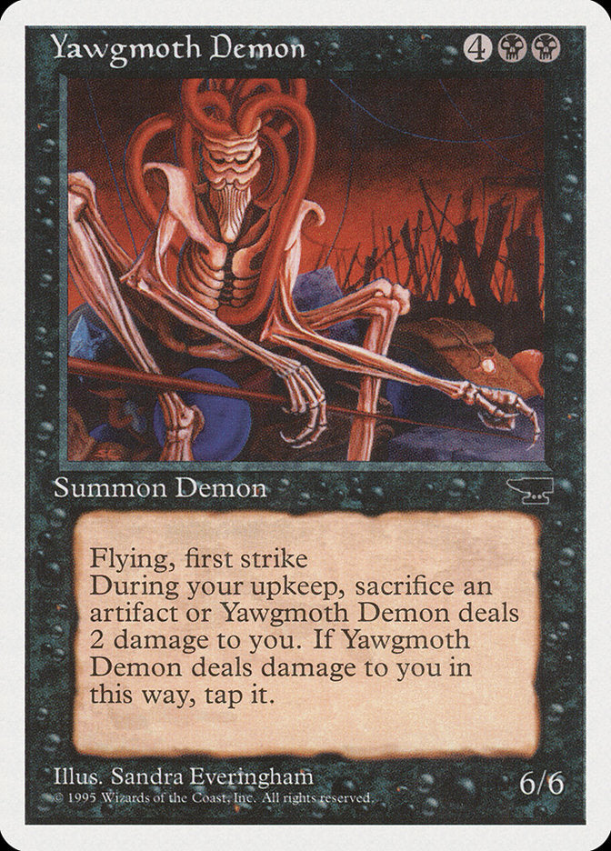 Yawgmoth Demon [Chronicles] MTG Single Magic: The Gathering    | Red Claw Gaming