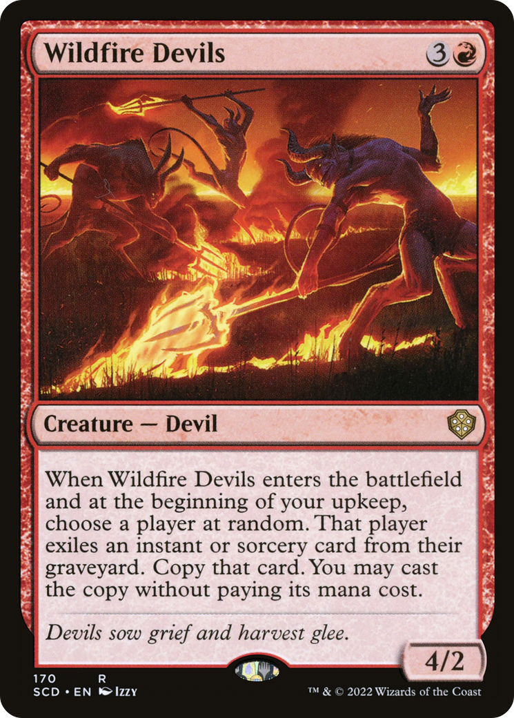 Wildfire Devils [Starter Commander Decks] MTG Single Magic: The Gathering    | Red Claw Gaming