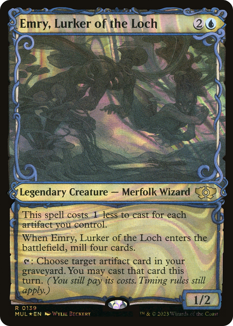 Emry, Lurker of the Loch (Halo Foil) [Multiverse Legends] MTG Single Magic: The Gathering    | Red Claw Gaming