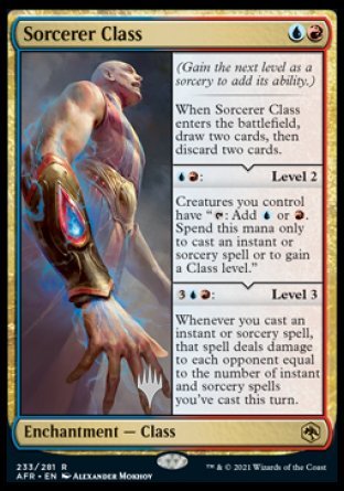 Sorcerer Class (Promo Pack) [Dungeons & Dragons: Adventures in the Forgotten Realms Promos] MTG Single Magic: The Gathering    | Red Claw Gaming