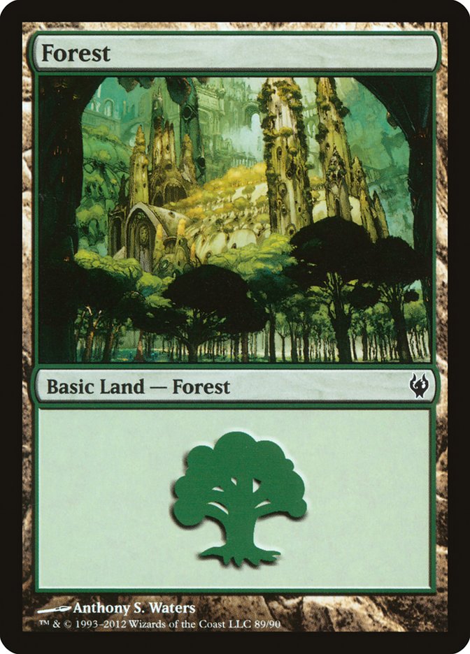 Forest (89) [Duel Decks: Izzet vs. Golgari] MTG Single Magic: The Gathering    | Red Claw Gaming