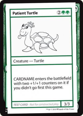 Patient Turtle (2021 Edition) [Mystery Booster Playtest Cards] MTG Single Magic: The Gathering    | Red Claw Gaming