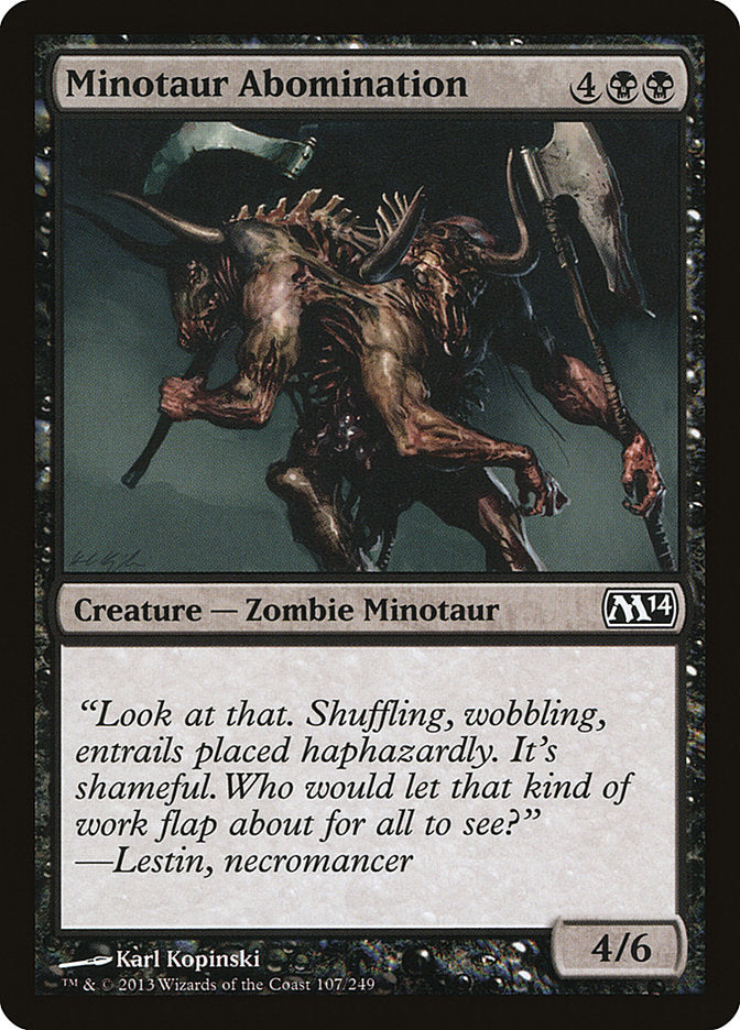 Minotaur Abomination [Magic 2014] MTG Single Magic: The Gathering    | Red Claw Gaming