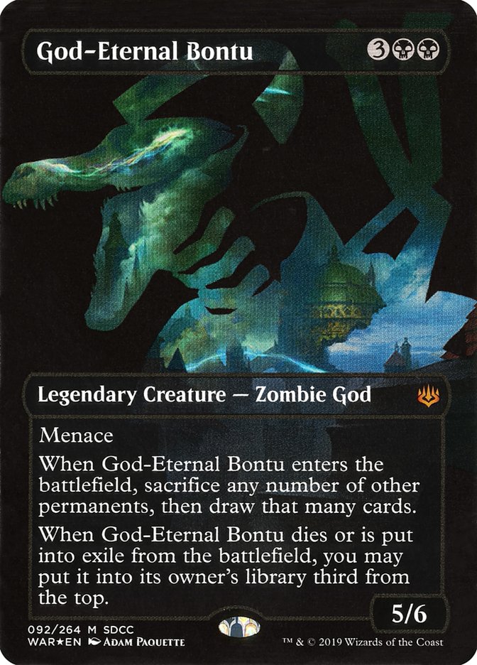 God-Eternal Bontu [San Diego Comic-Con 2019] MTG Single Magic: The Gathering    | Red Claw Gaming