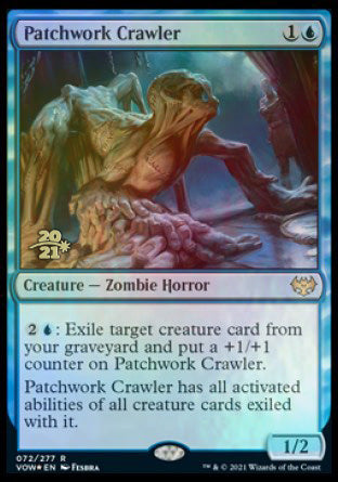 Patchwork Crawler [Innistrad: Crimson Vow Prerelease Promos] MTG Single Magic: The Gathering    | Red Claw Gaming