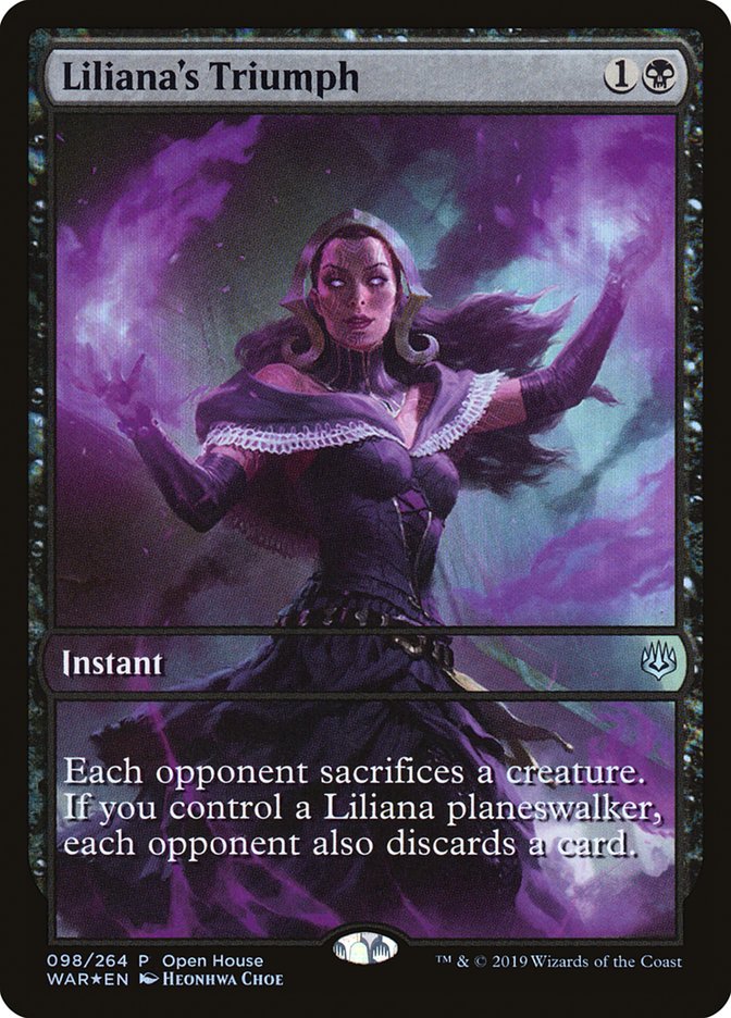 Liliana's Triumph (Open House) [War of the Spark Promos] MTG Single Magic: The Gathering    | Red Claw Gaming