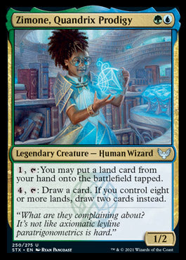 Zimone, Quandrix Prodigy [Strixhaven: School of Mages] MTG Single Magic: The Gathering    | Red Claw Gaming