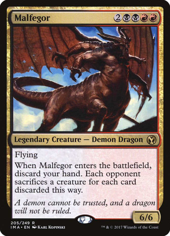 Malfegor [Iconic Masters] MTG Single Magic: The Gathering    | Red Claw Gaming