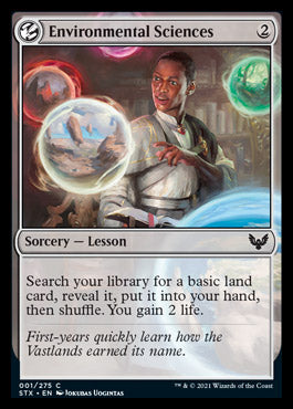 Environmental Sciences [Strixhaven: School of Mages] MTG Single Magic: The Gathering    | Red Claw Gaming