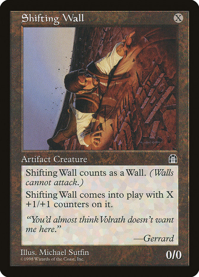 Shifting Wall [Stronghold] MTG Single Magic: The Gathering    | Red Claw Gaming