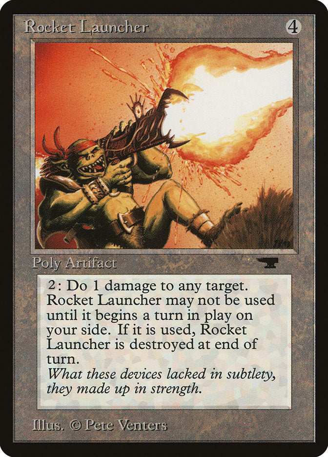 Rocket Launcher [Antiquities] MTG Single Magic: The Gathering    | Red Claw Gaming