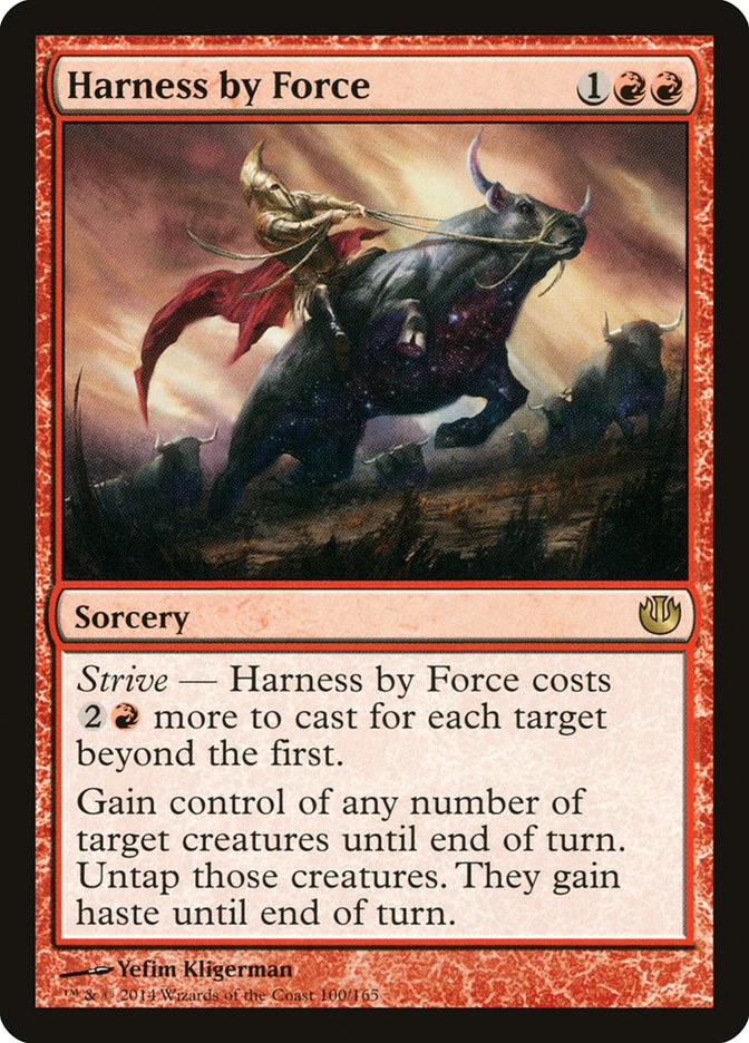 Harness by Force [Journey into Nyx] MTG Single Magic: The Gathering    | Red Claw Gaming