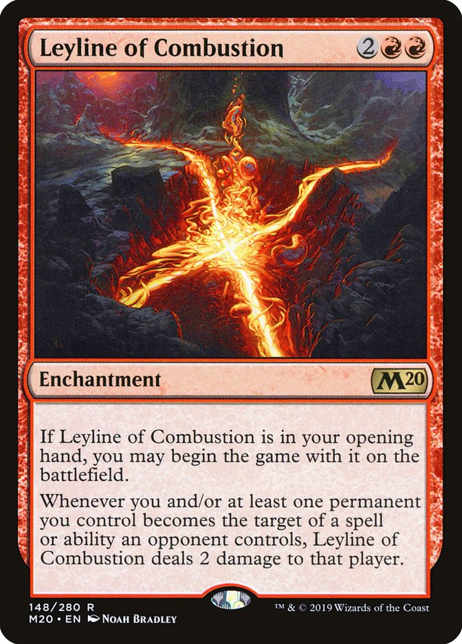 Leyline of Combustion [Core Set 2020] MTG Single Magic: The Gathering    | Red Claw Gaming