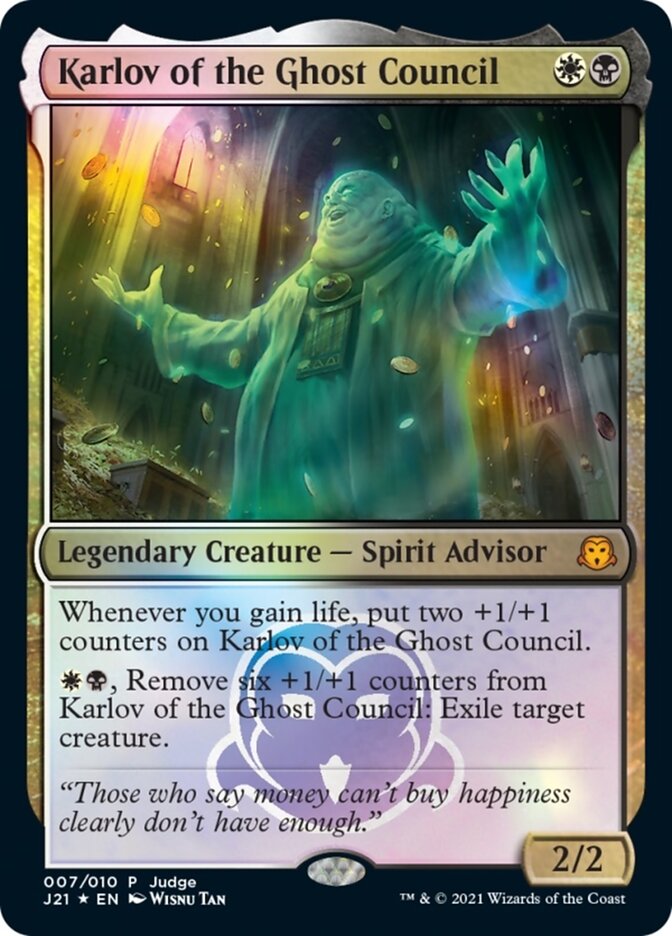 Karlov of the Ghost Council [Judge Gift Cards 2021] MTG Single Magic: The Gathering    | Red Claw Gaming