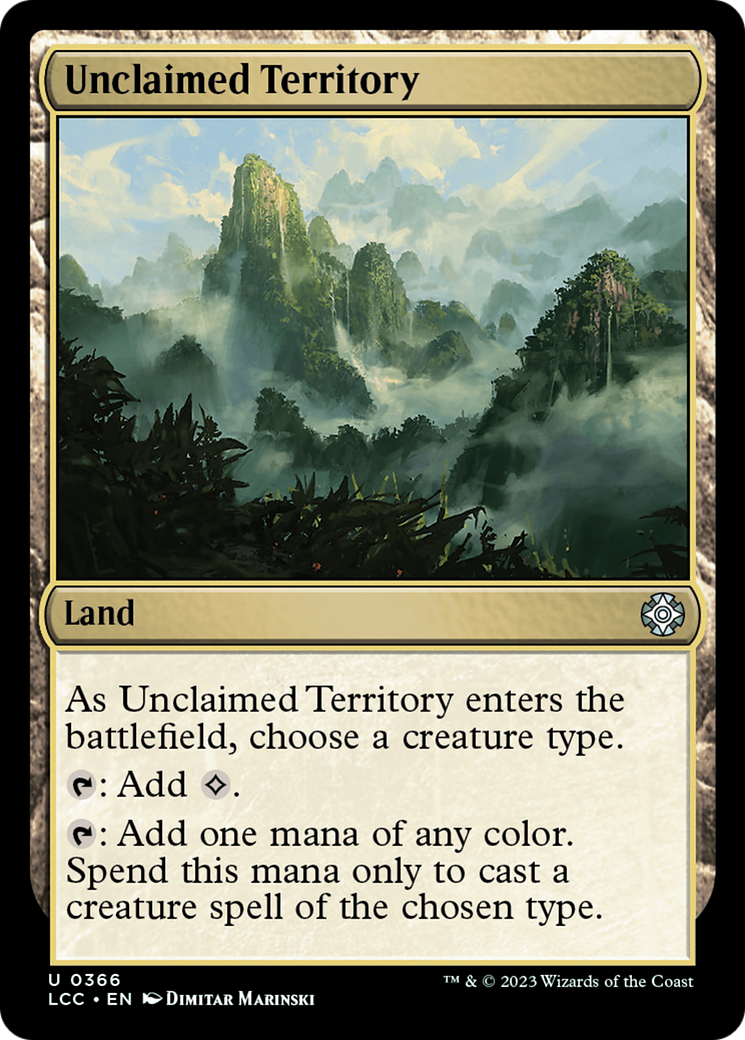 Unclaimed Territory [The Lost Caverns of Ixalan Commander] MTG Single Magic: The Gathering    | Red Claw Gaming