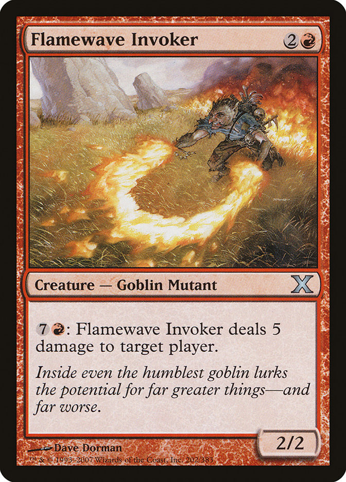 Flamewave Invoker [Tenth Edition] MTG Single Magic: The Gathering    | Red Claw Gaming