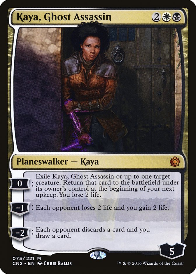 Kaya, Ghost Assassin (075/221) [Conspiracy: Take the Crown] MTG Single Magic: The Gathering    | Red Claw Gaming