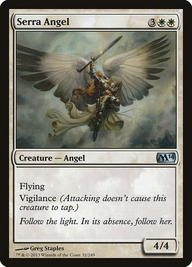 Serra Angel [Magic 2014] MTG Single Magic: The Gathering    | Red Claw Gaming