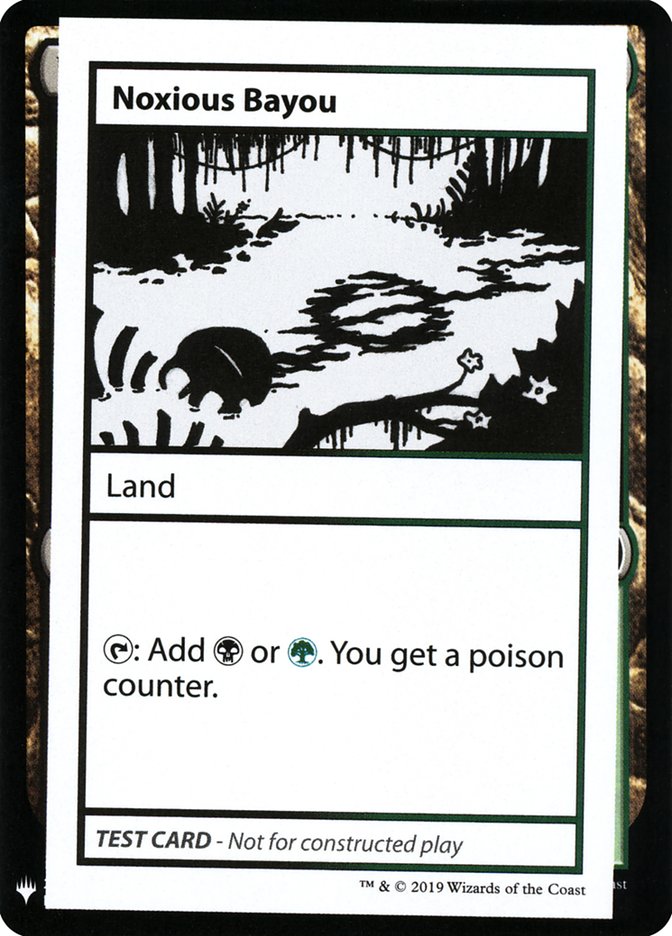 Noxious Bayou [Mystery Booster Playtest Cards] MTG Single Magic: The Gathering    | Red Claw Gaming