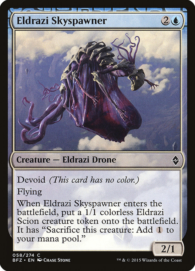 Eldrazi Skyspawner [Battle for Zendikar] MTG Single Magic: The Gathering    | Red Claw Gaming